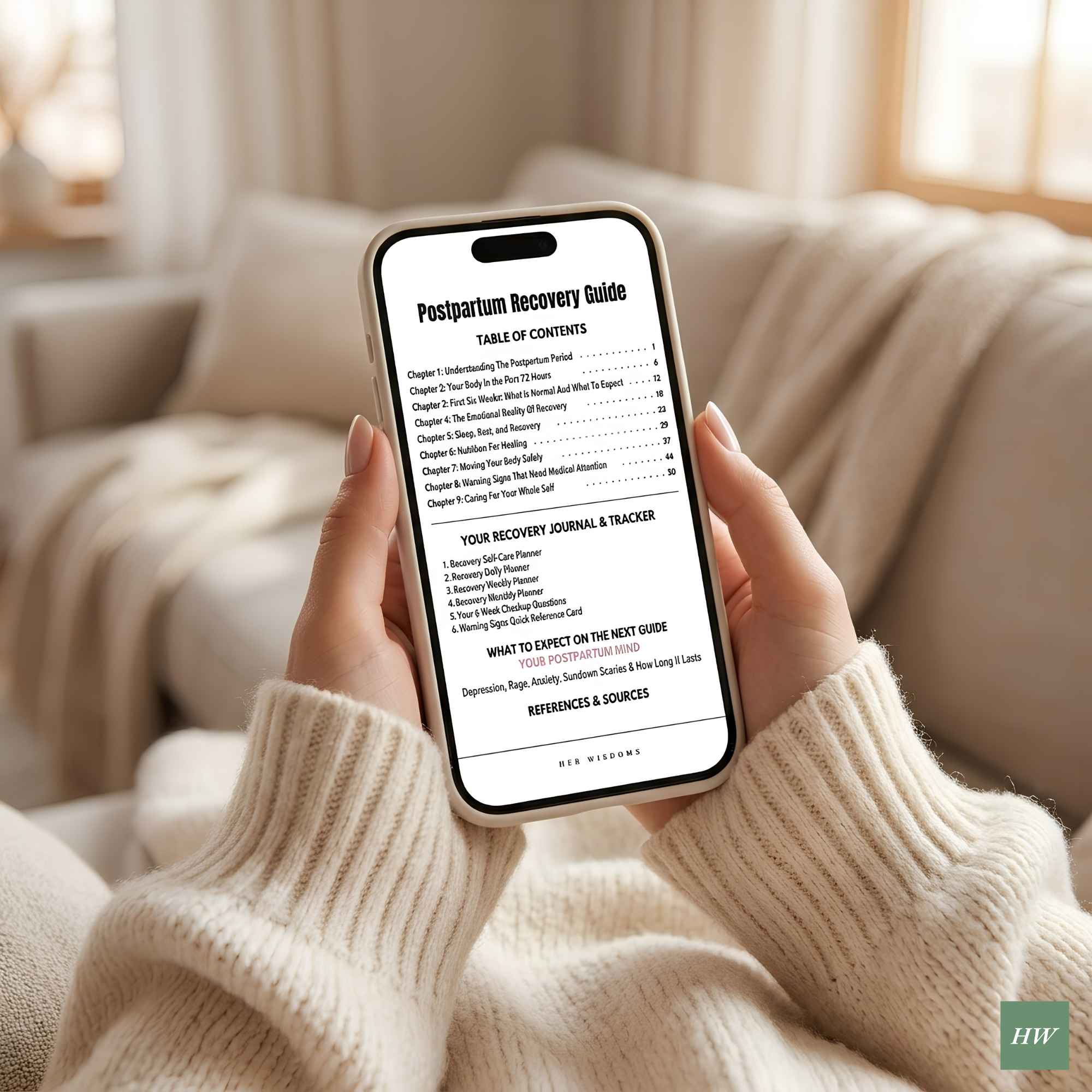 Postpartum Recovery Guide One (PDF)